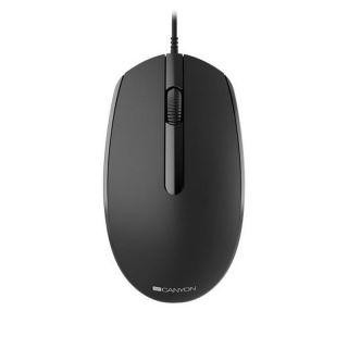 Computer mouse Canyon  Wired Mouse M-10 With 3 buttons Black