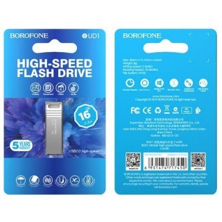 Flash drive Borofone  PENDRIVE BUD1 NIMBLE USB 2.0 16GB Silver