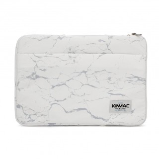 Laptop Bag iLike  13-14 Inches Fabric Laptop Bag Marble White