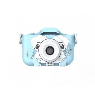 Camera accessory CP  X5 Kids HD 1080p Digital Photo&amp;Video Camera with Rubber Case MicroSD card slot 2'' LCD Dog Blue