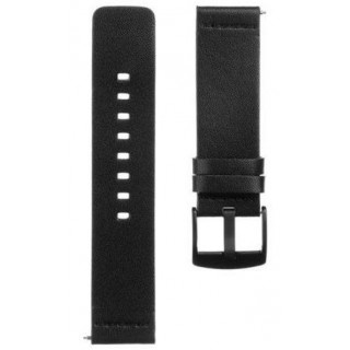 Siksniņa Tactical  Leather Band 22mm Black