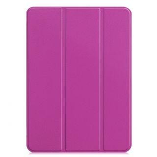 Maciņš grāmata iLike  Galaxy Tab S9 Plus 12.4 Tri-Fold Eco-Leather Stand Case Purple