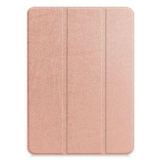 Maciņš grāmata iLike  Galaxy Tab A8 10.5 X200 Tri-Fold Eco-Leather Stand Case Rose Gold
