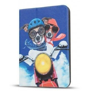 Book case iLike  Universal case Dogs for tablet 7-8 Blue