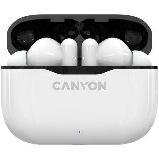 Belaidės ausinės Canyon  TWS-3 Bluetooth headset White
