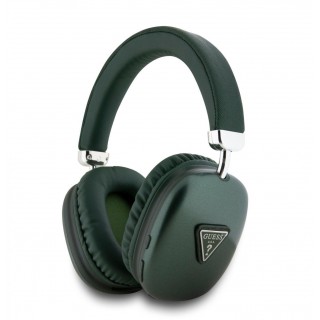 Belaidės ausinės Guess  Headphones BT Saffiano Metallic Triangle Logo Khaki