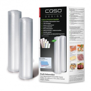 Accessories and filters Caso  Foil rolls 01222 2 units, Dimensions (W x L) 30 x 600 cm, Ribbed 