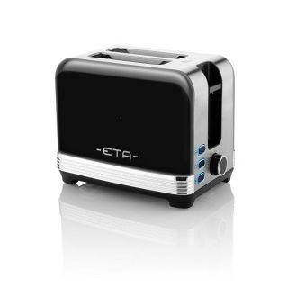 Toster ETA  Storio Toaster 916690020 Power 930 W, Housing material Stainless steel, Black 