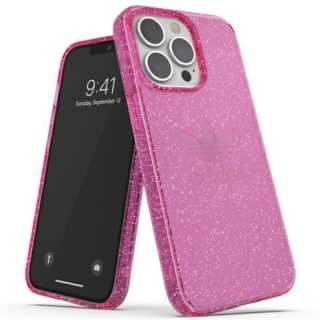 2 Products without IMEI/SN Adidas  Adidas OR Protective iPhone 13 Pro / 13 6,1" Clear Case Glitter różowy/pink 47121 