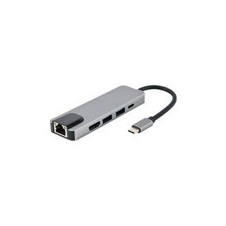 GEMBIRD Multi Port Adapter USB Type C