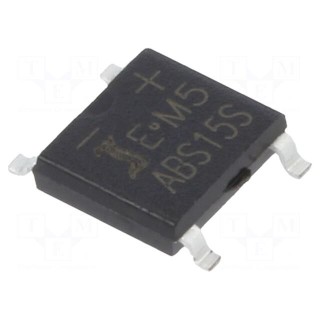 Single-phase bridge rectifier | Urmax: 1.2kV | If: 2A | Ifsm: 50A | ABS