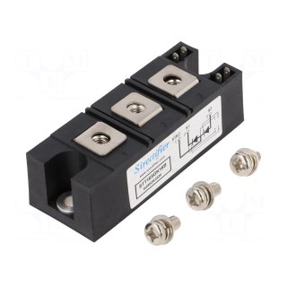 Module: thyristor | double series | 1.6kV | 165A | Ifmax: 300A | 34MM