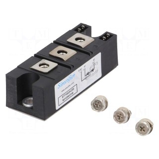 Module: thyristor | double series | 2.2kV | 165A | Ifmax: 300A | 34MM