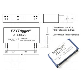 Module: thyristor trigger module | THT | EZYTrigger™ | 12mA | 2.2kV