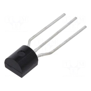 Thyristor | 600V | Ifmax: 0.8A | 0.5A | Igt: 200uA | TO92 | THT | Ammo Pack