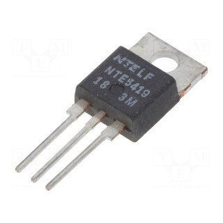 Thyristor | 600V | Ifmax: 10A | Igt: 15mA | TO220ISO | THT | Ifsm: 100A