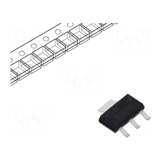 Transistor: N-MOSFET | unipolar | 100V | 3A | Idm: 18A | 8W | SOT223,SC73