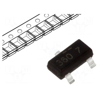 Transistor: N-MOSFET | unipolar | 20V | 1.7A | 500mW | SuperSOT-3