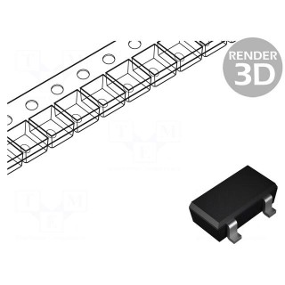 Diode: switching | SMD | 90V | 150mA | 4ns | SOT323 | Ufmax: 1.25V | Ifsm: 4A