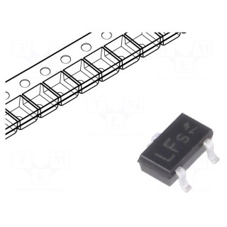 Transistor: N-MOSFET | unipolar | 20V | 3.7A | 0.5W | SC59