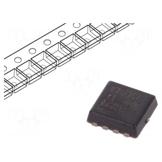 Transistor: N-MOSFET | unipolar | 30V | 20A | 37W | VSONP8 | 3.3x3.3mm