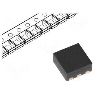 Transistor: N-MOSFET | unipolar | 30V | 3.6A | 1.5W | PQFN2X2