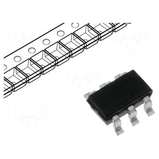 IC: voltage regulator | LDO,linear,adjustable | 1÷5V | 0.3A | SOT23-6