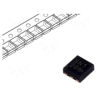Transistor: N-MOSFET | unipolar | 30V | 9A | Idm: 18A | 1.25W | uDFN6
