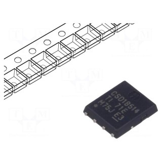 Transistor: N-MOSFET | unipolar | 40V | 50A | 74W | VSONP8 | 5x6mm