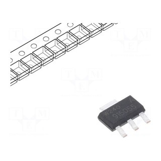 Transistor: N-MOSFET | unipolar | 55V | 3A | Idm: 22A | 8W | SC73,SOT223