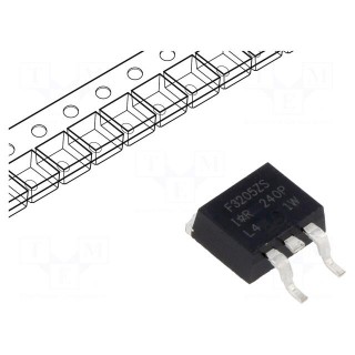 Transistor: N-MOSFET | unipolar | 55V | 78A | Idm: 440A | 170W | D2PAK