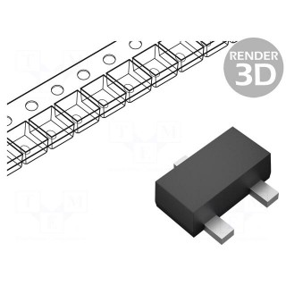 Transistor: N-MOSFET | unipolar | 60V | 0.073A | Idm: 800mA | 0.2W