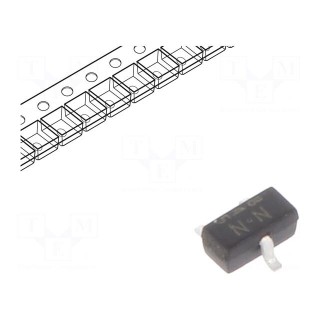 Transistor: N-MOSFET | unipolar | 60V | 0.3A | 150mW | SC75