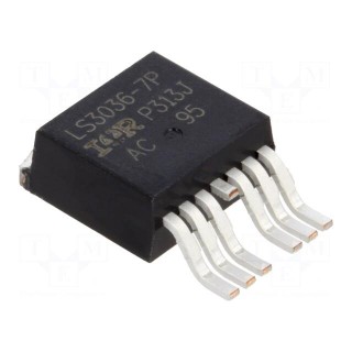 Transistor: N-MOSFET | unipolar | 60V | 210A | Idm: 1kA | 380W | D2PAK-7