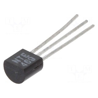 Transistor: N-JFET | unipolar | 35V | 2mA | 0.625W | TO92 | Igt: 50mA