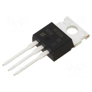 Transistor: N-MOSFET | unipolar | 500V | 3.2A | Idm: 20A | 74W | TO220AB