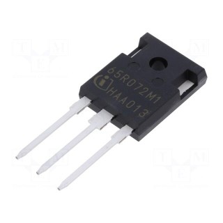 Transistor: N-MOSFET | SiC | unipolar | 650V | 18A | Idm: 69A | 96W | TO247