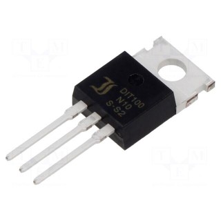Transistor: N-MOSFET | unipolar | 100V | 80A | Idm: 380A | 200W | TO220AB