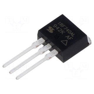 Transistor: N-MOSFET | unipolar | 400V | 10A | Idm: 40A | 125W