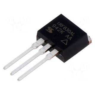 Transistor: N-MOSFET | unipolar | 500V | 5A | Idm: 20A | 74W | I2PAK,TO262