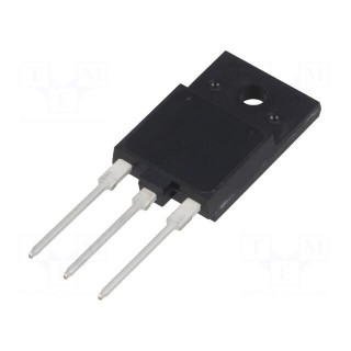 Transistor: N-MOSFET | unipolar | 1500V | 1.6A | 63W | TO3PF