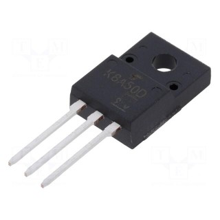 Transistor: N-MOSFET | unipolar | 500V | 8A | Idm: 32A | 40W | TO220FP