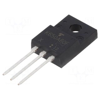 Transistor: N-MOSFET | unipolar | 600V | 11A | Idm: 44A | 45W | TO220FP