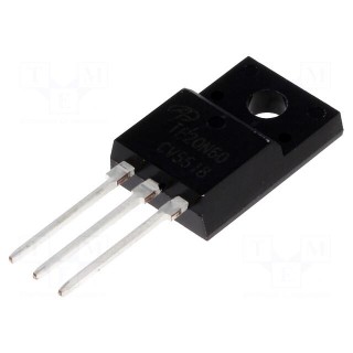 Transistor: N-MOSFET | unipolar | 600V | 12A | TO220F