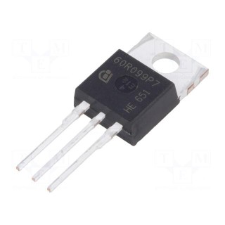 Transistor: N-MOSFET | unipolar | 600V | 20A | 117W | PG-TO220-3