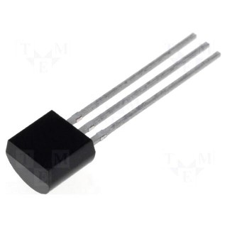 Transistor: PNP | bipolar | 150V | 0.6A | 0.625W | TO92