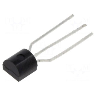 Transistor: N-MOSFET | unipolar | 60V | 0.5A | 0.83W | TO92