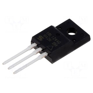Transistor: N-MOSFET | unipolar | 60V | 30A | Idm: 120A | 48W | TO220FP