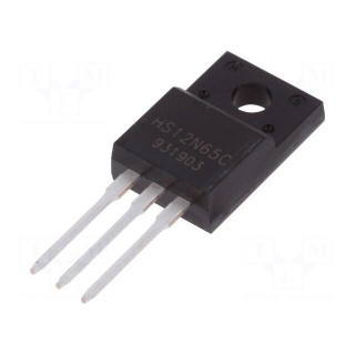 Transistor: N-MOSFET | unipolar | 650V | 12A | 33.2W | TO220F