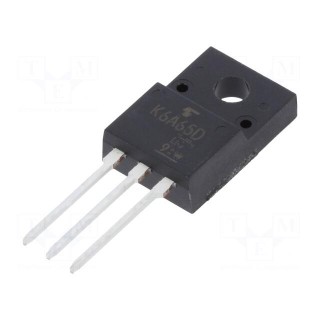 Transistor: N-MOSFET | unipolar | 650V | 6A | Idm: 24A | 45W | TO220FP